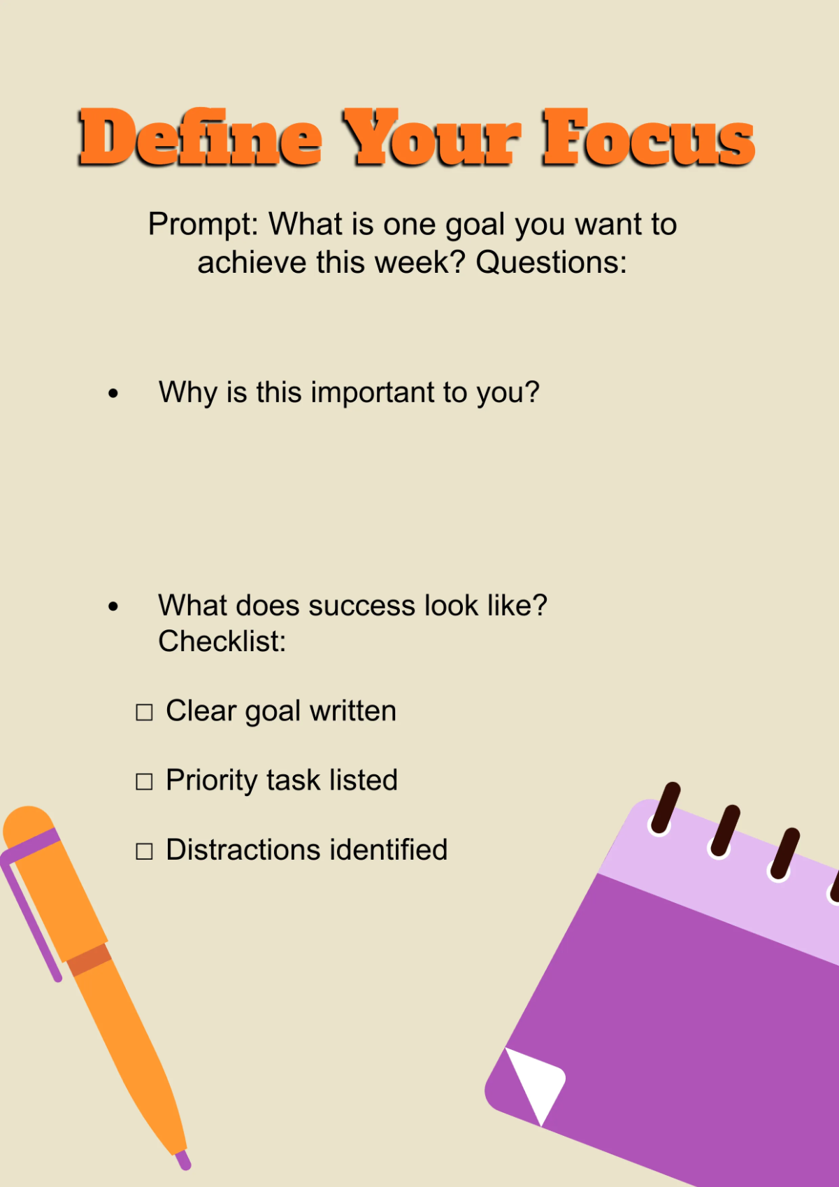 Free Productivity Workbook Template to Edit Online