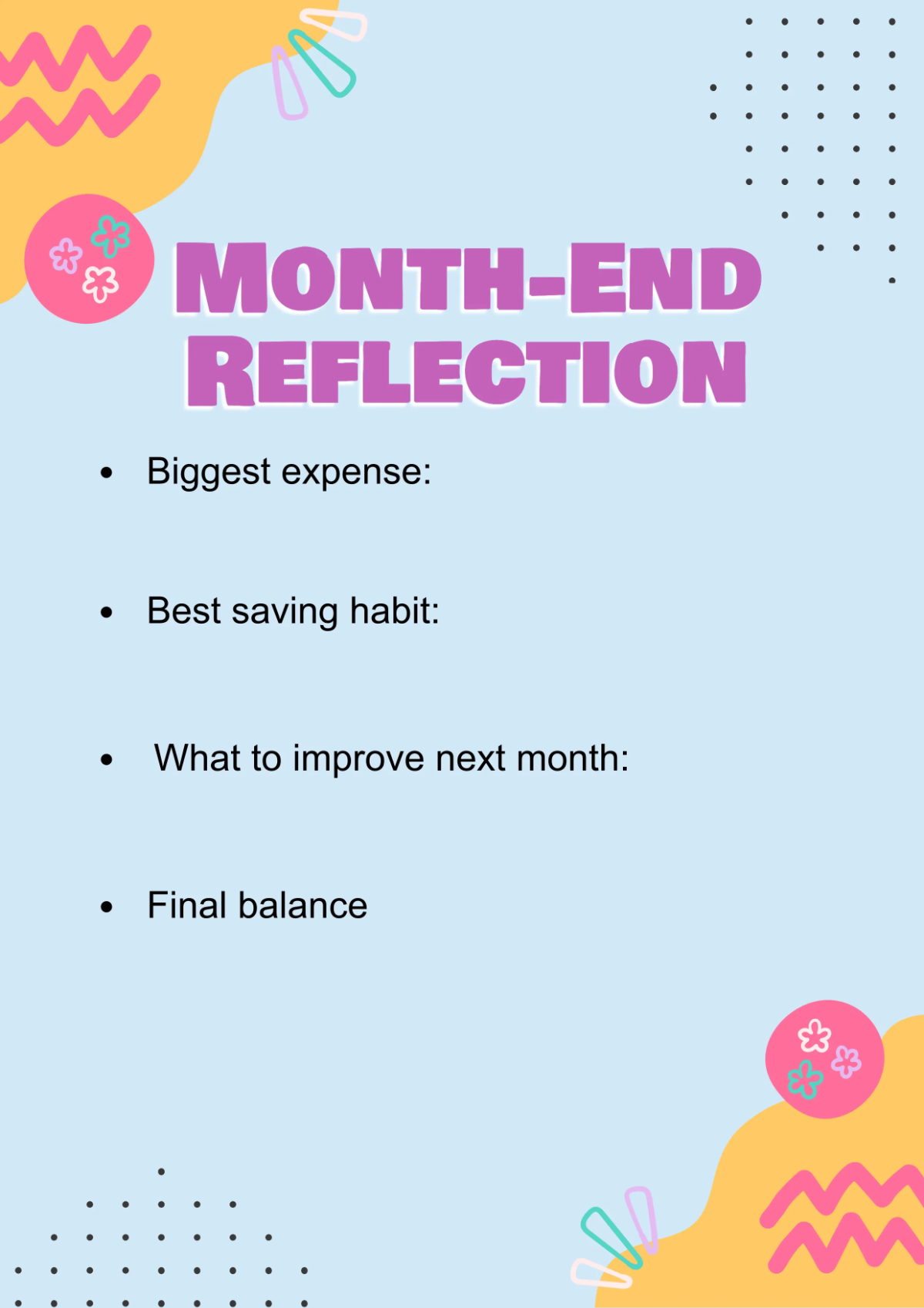 Free Budget Planner Workbook Template to Edit Online