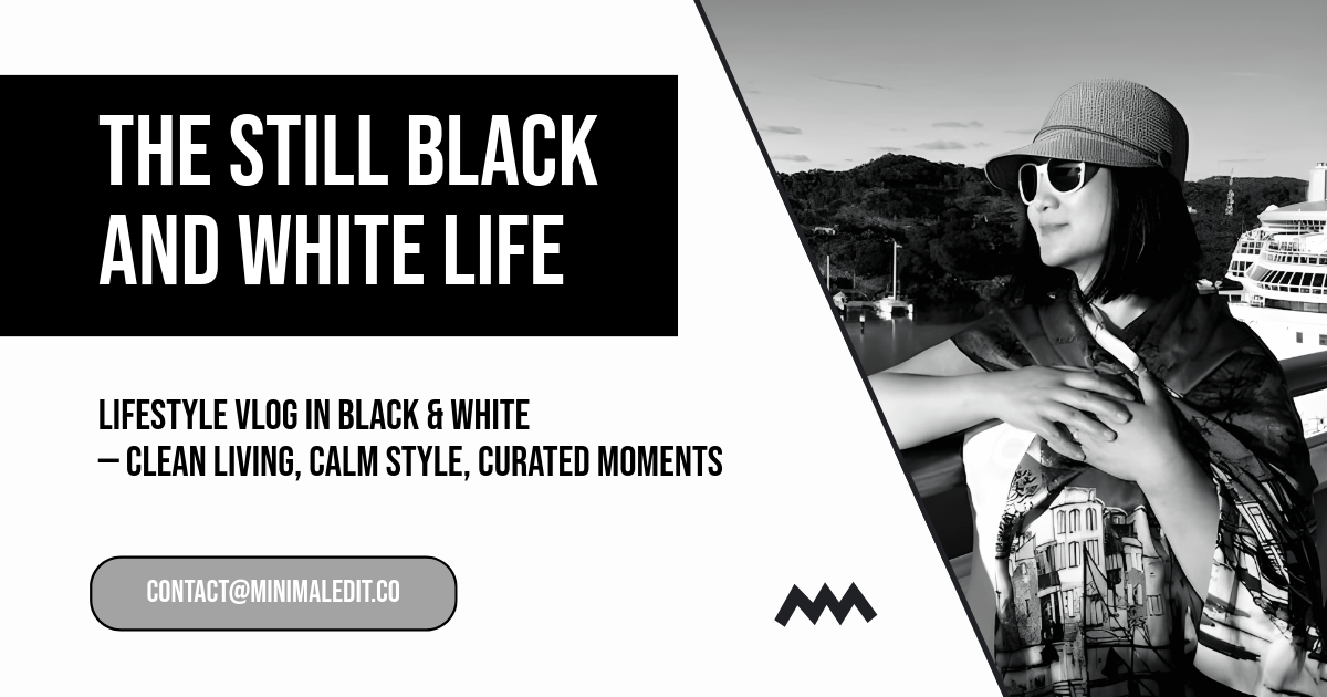 Free Black and White Facebook Post Template