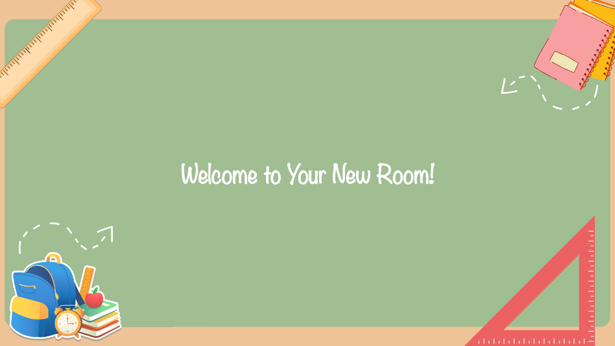 Classroom Back To School Background Template to Download