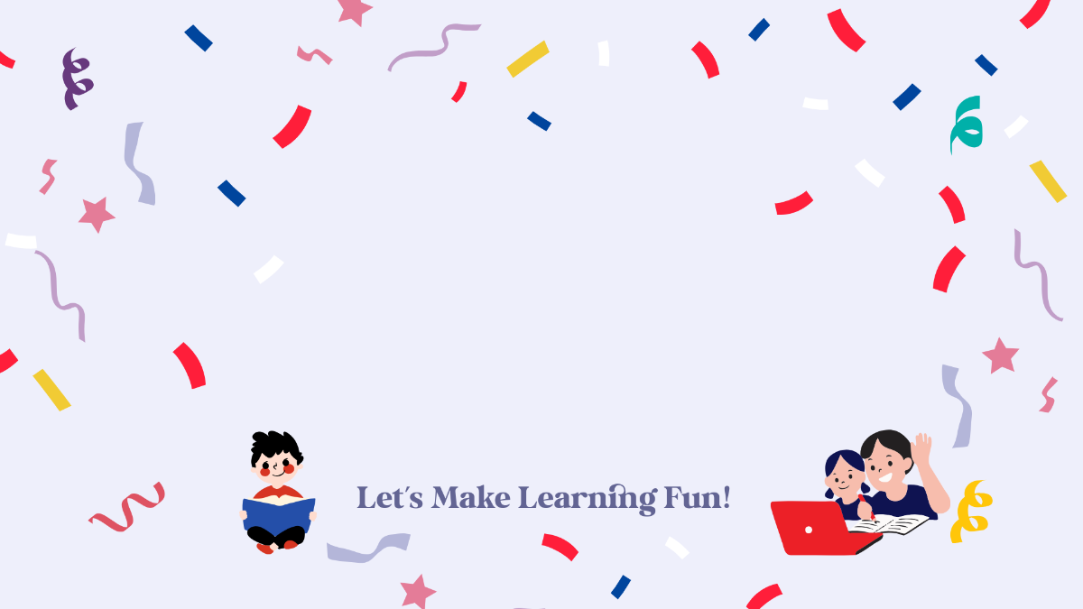 Free Confetti Back To School Background Template to Edit Online