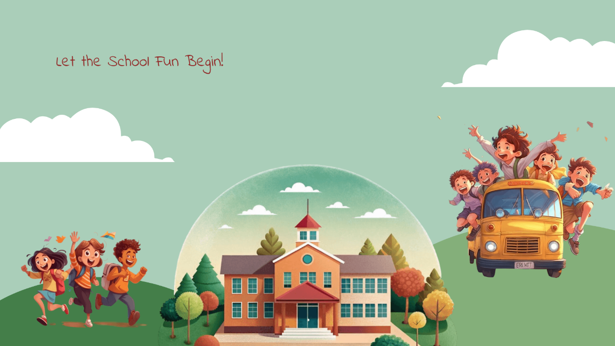 Free Kids Back To School Background Template to Edit Online