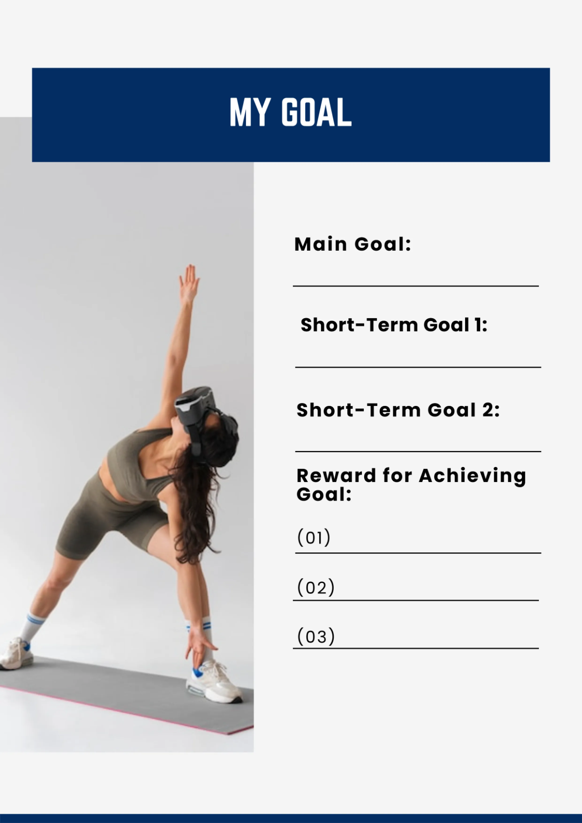 Free Fitness Tracker Workbook Template to Edit Online