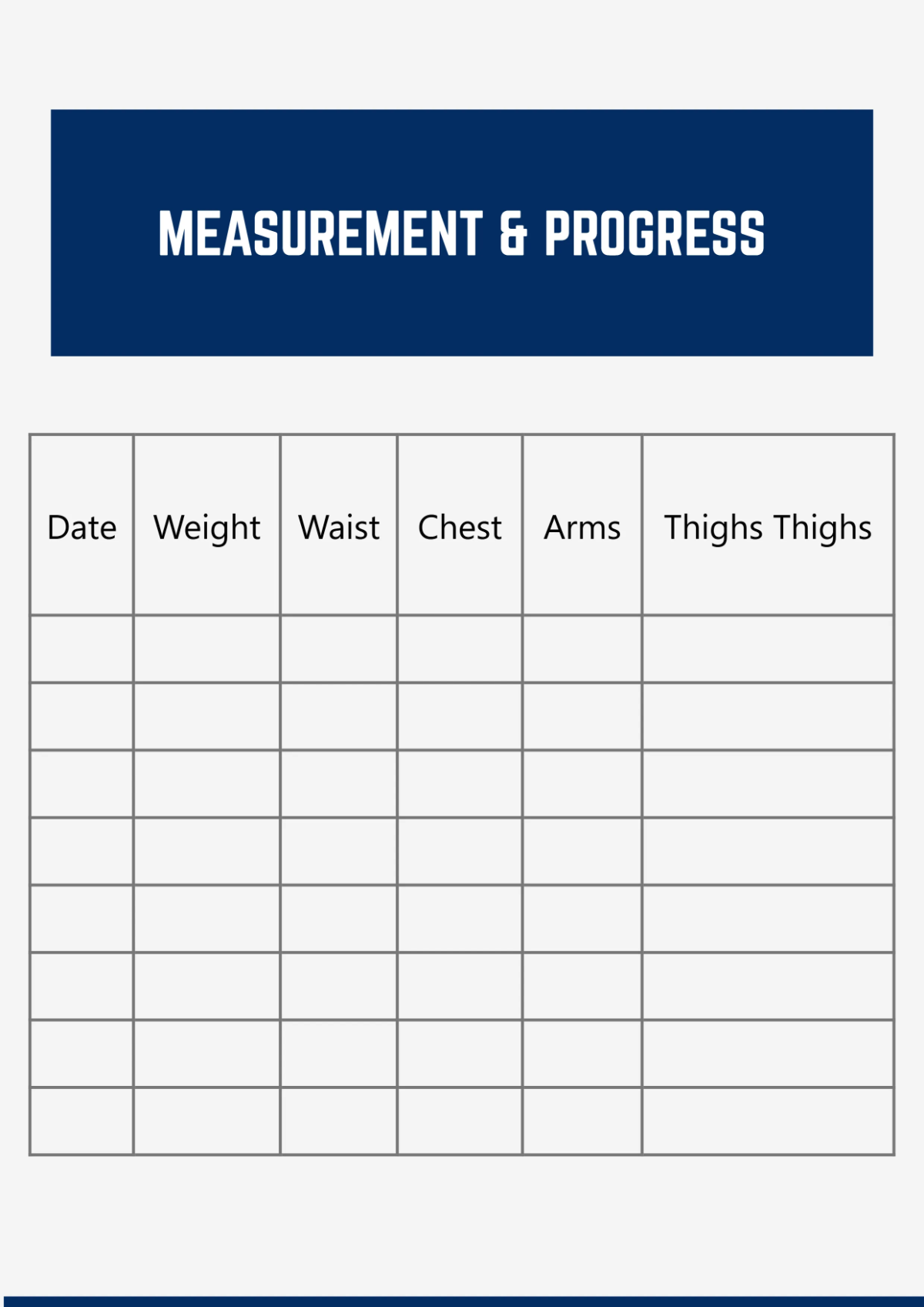 Free Fitness Tracker Workbook Template to Edit Online