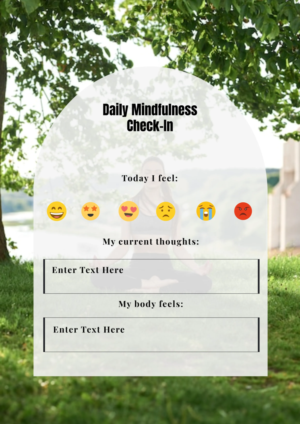 Free Mindfulness Workbook Template to Edit Online