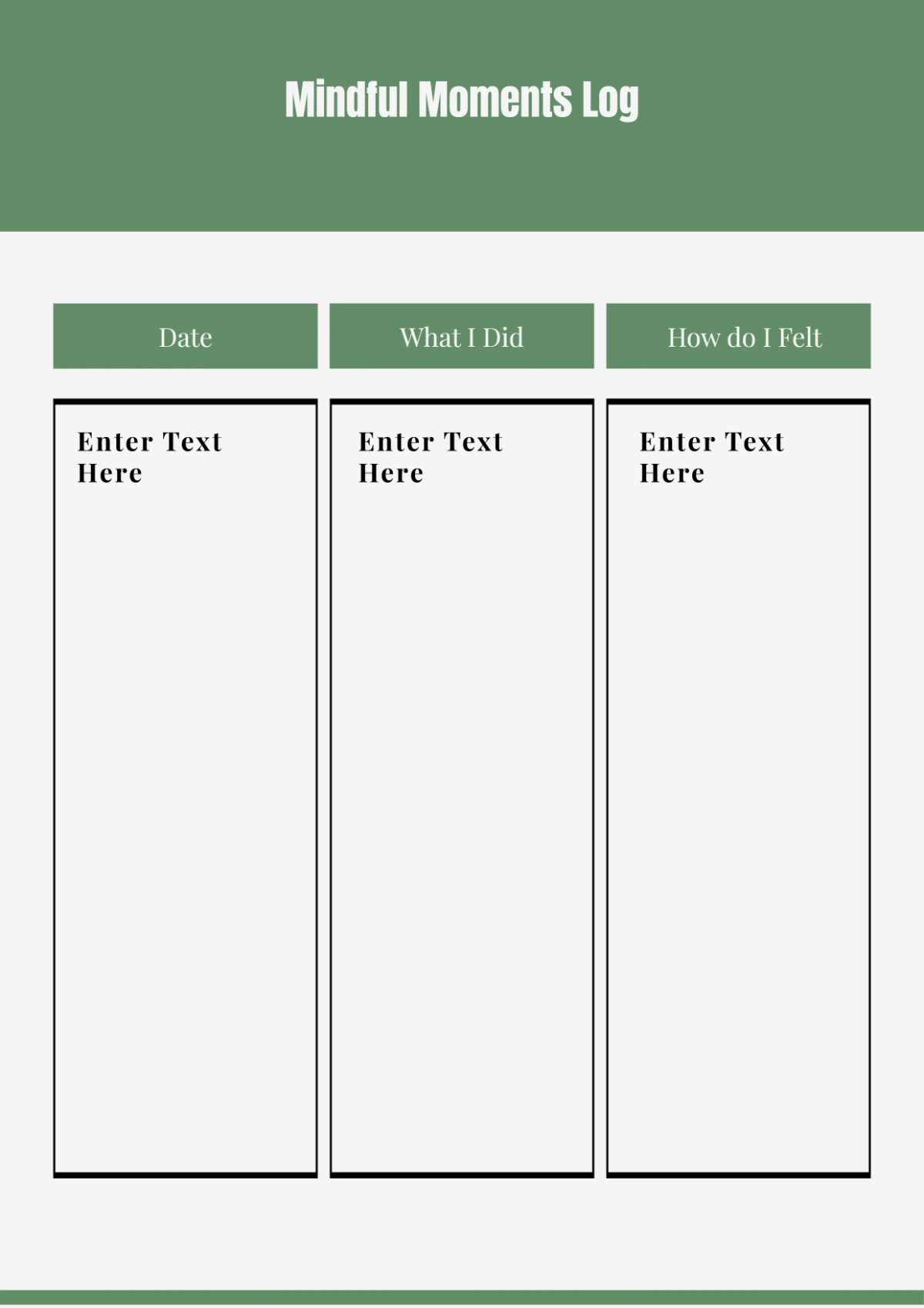 Free Mindfulness Workbook Template to Edit Online