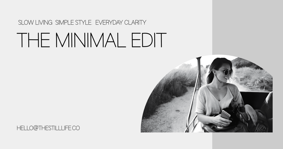 Free Minimalist Black and White Facebook Post Template