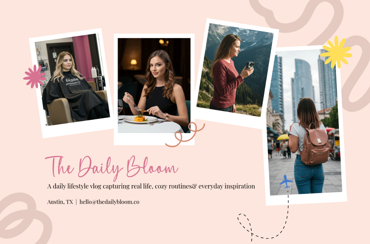 Free Daily Lifestyle Vlog Banner Template