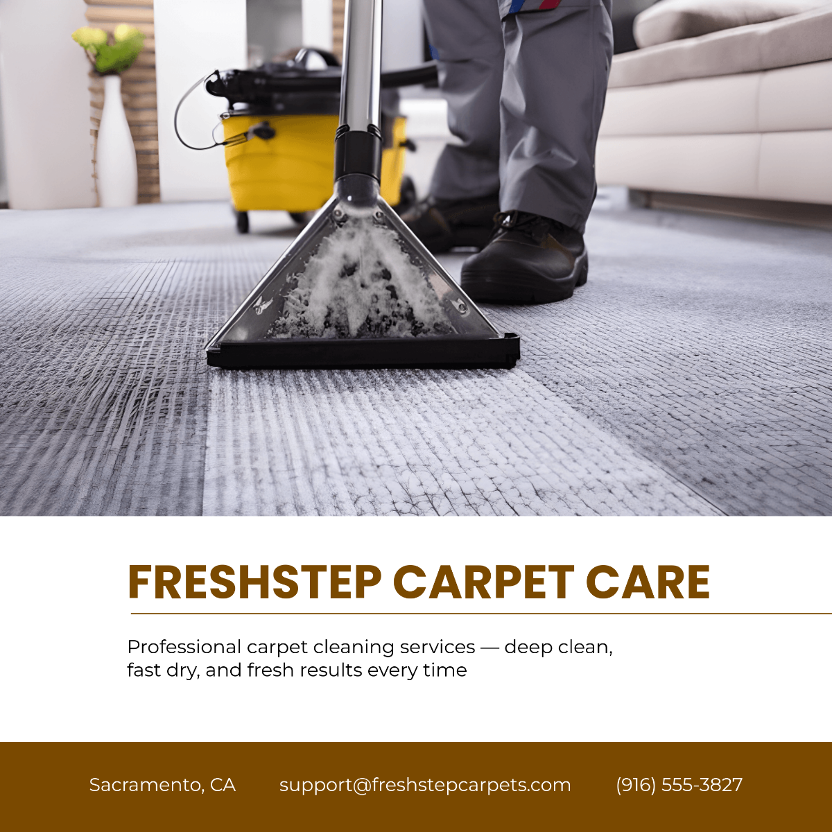 Free Carpet Cleaning Instagram Post Template to Edit Online
