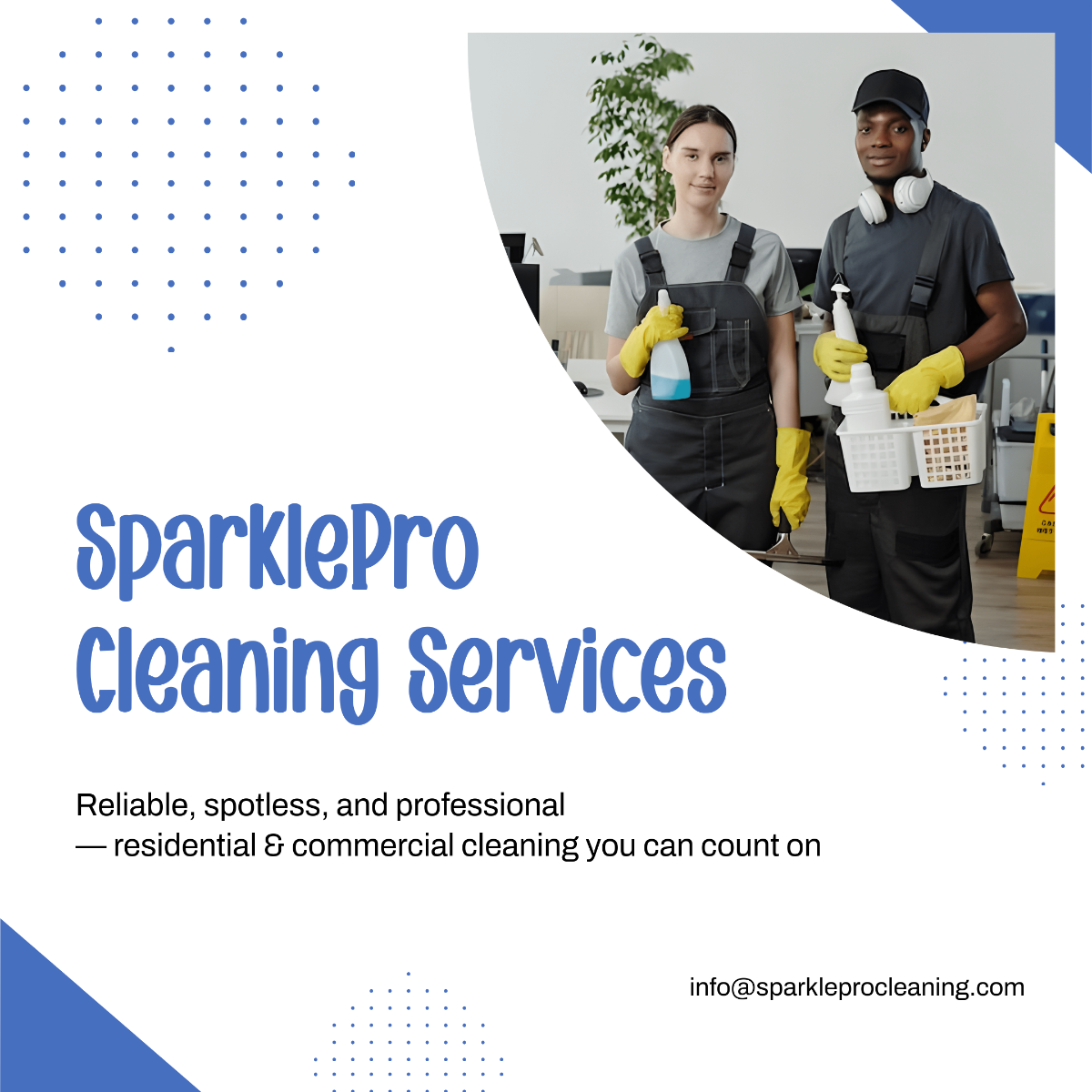 Free Cleaning Services Instagram Post Template