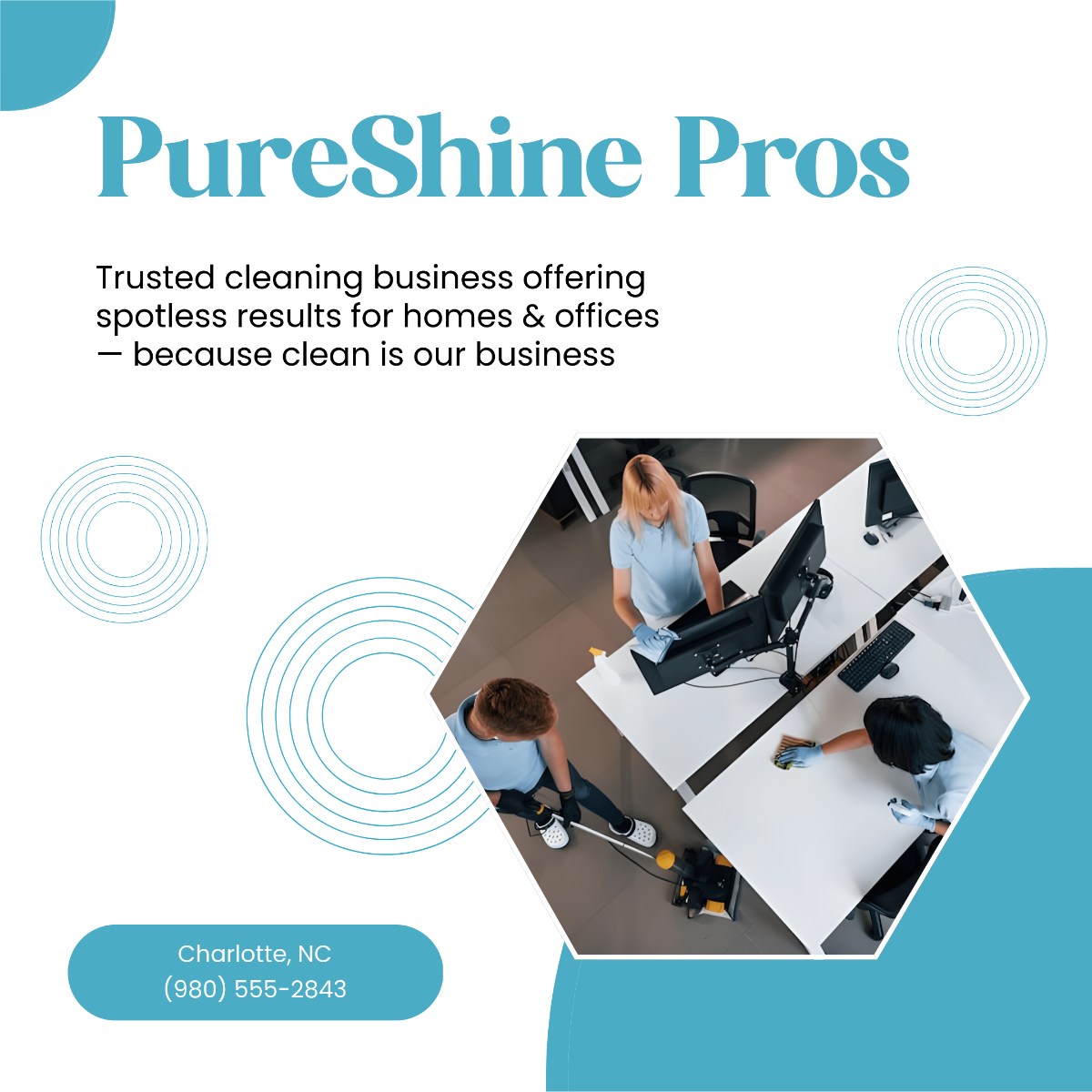 Free Cleaning Business Instagram Post Template