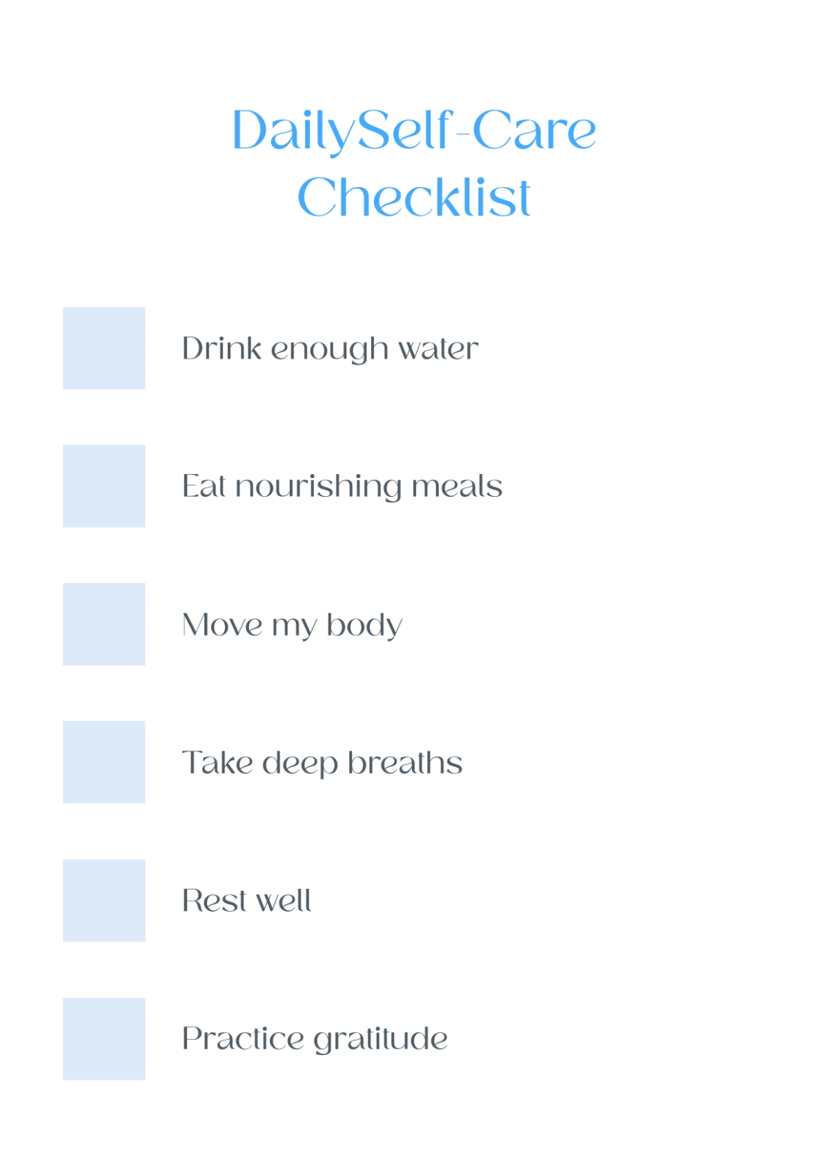 Free Self-Care Workbook Template to Edit Online