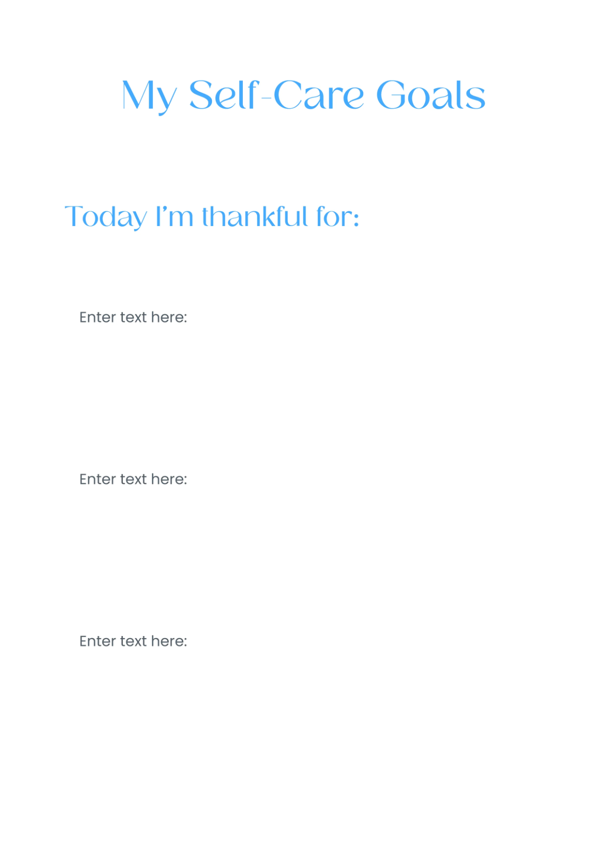 Free Self-Care Workbook Template to Edit Online