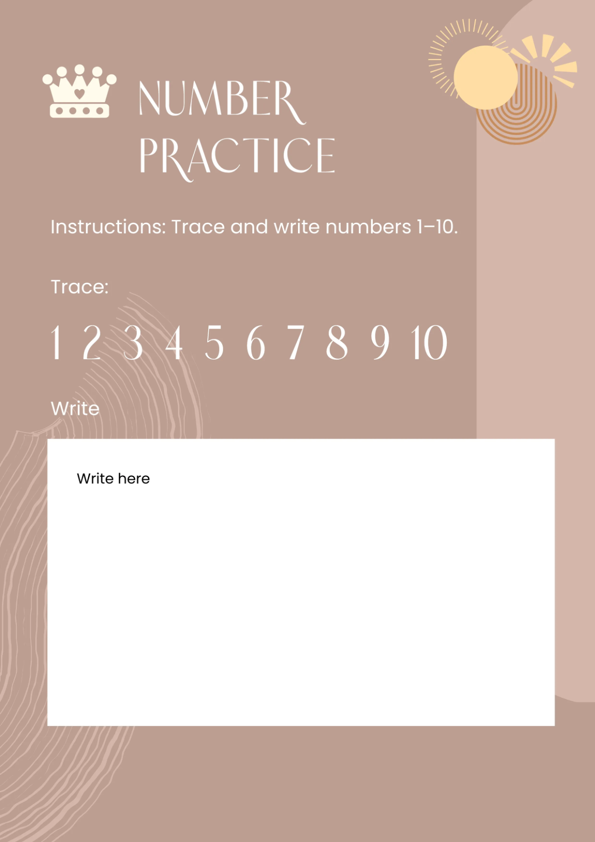 Free Printable Workbook Pages Template to Edit Online