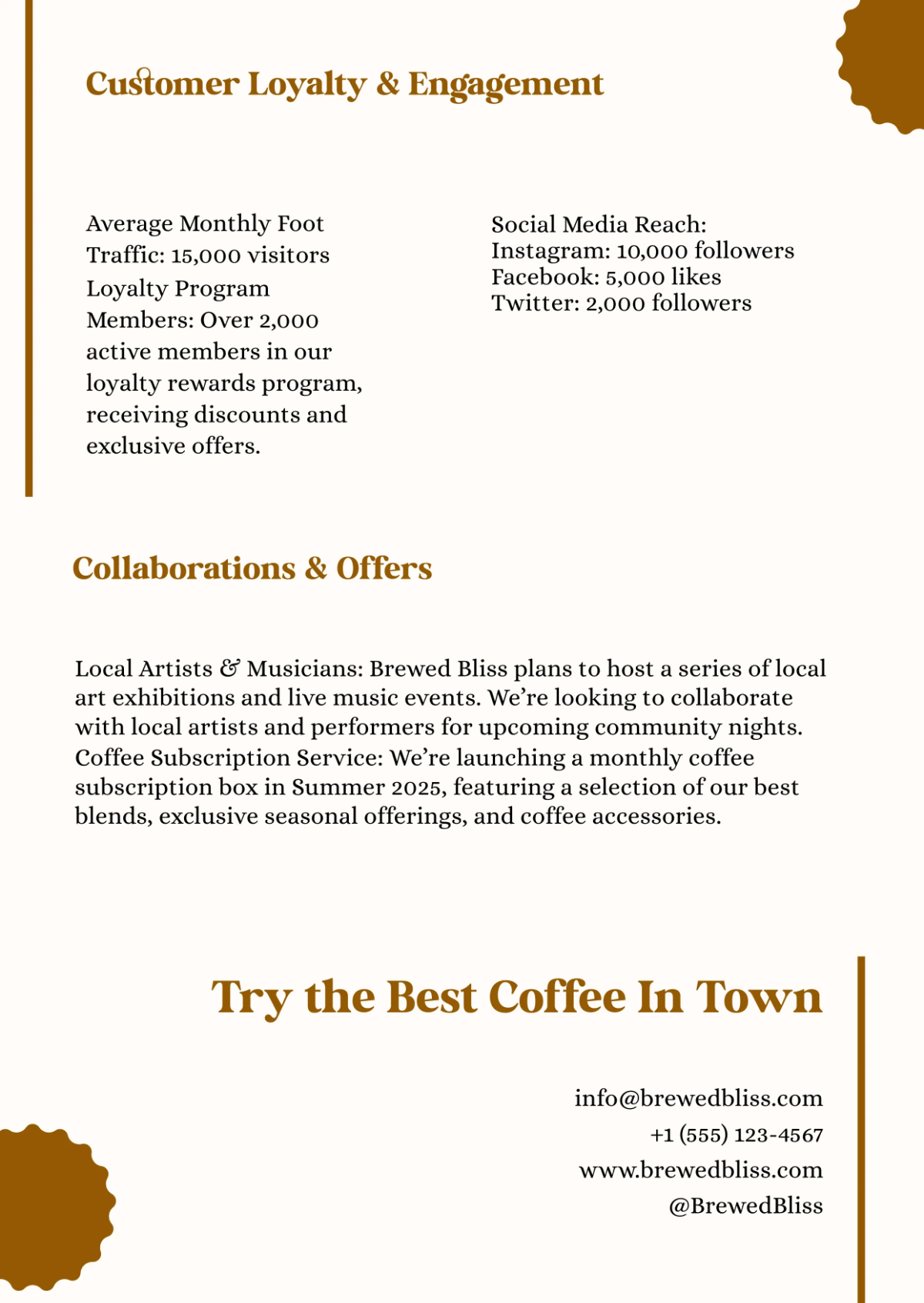 Free Media Kit Template to Edit Online
