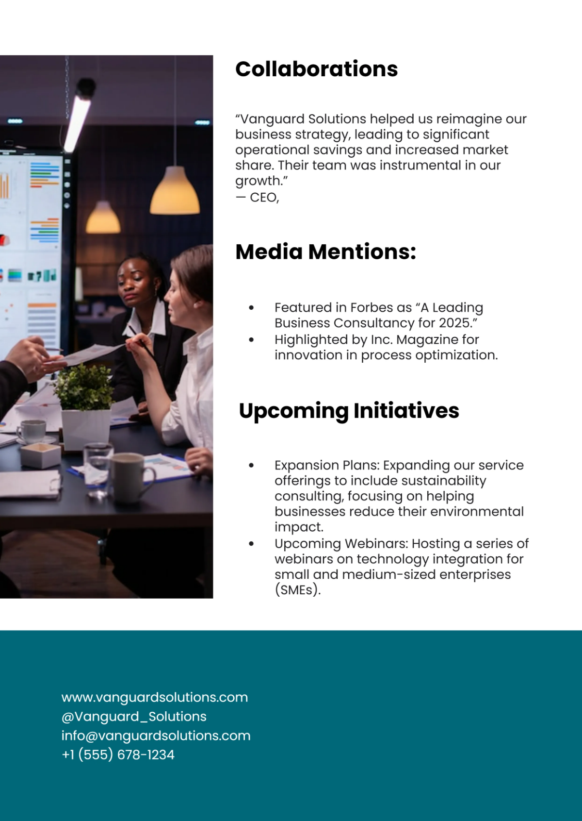 Free Business Media Kit Template to Edit Online