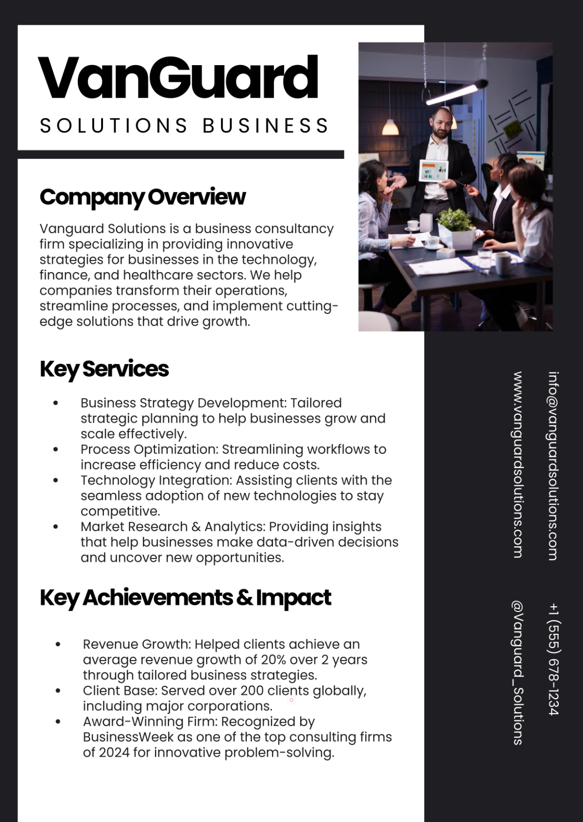 Free Business Media Kit Template to Edit Online