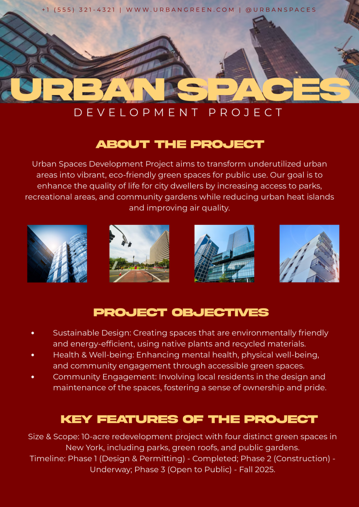 Free Project Media Kit Template to Edit Online