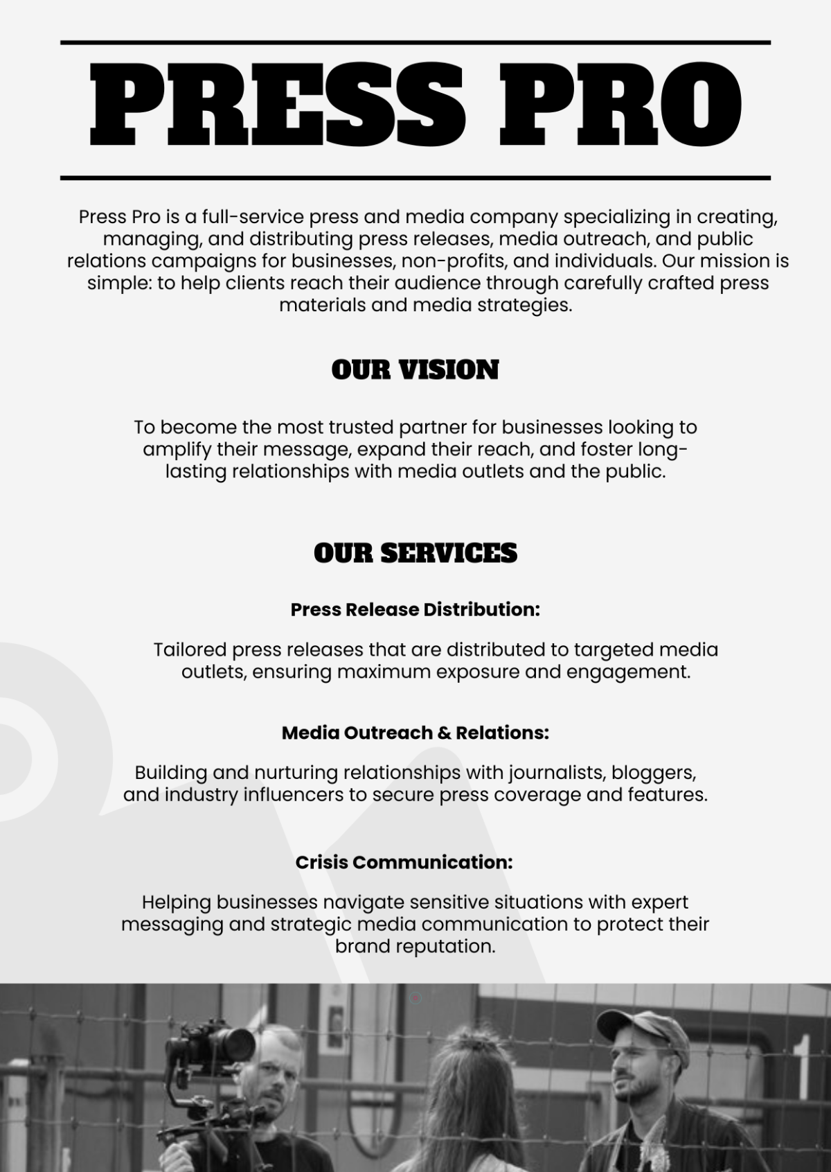 Free Media Press Kit Template to Edit Online