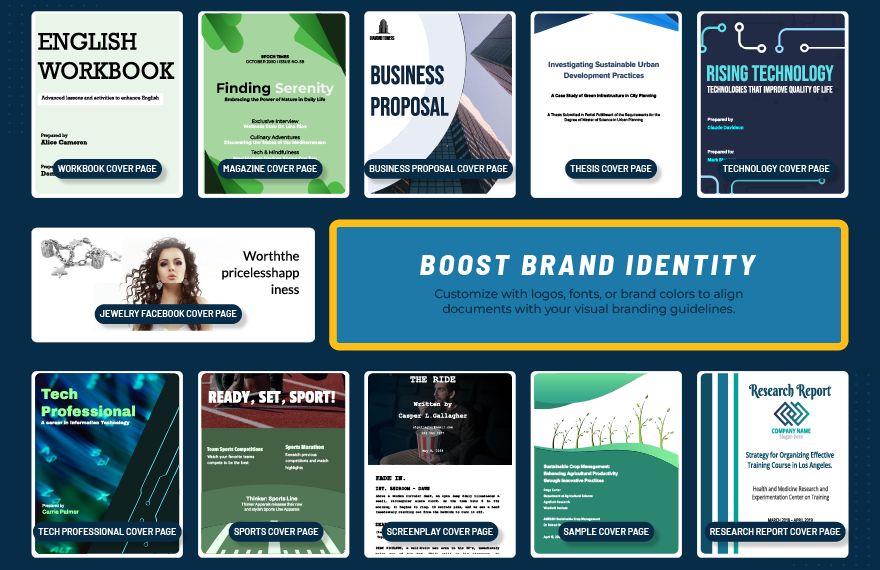 50+ Ultimate Cover Page Template Bundle