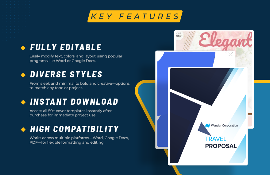 50+ Ultimate Cover Page Template Bundle