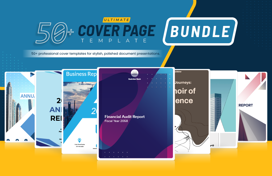 50+ Ultimate Cover Page Template Bundle in Word, Google Docs to Download