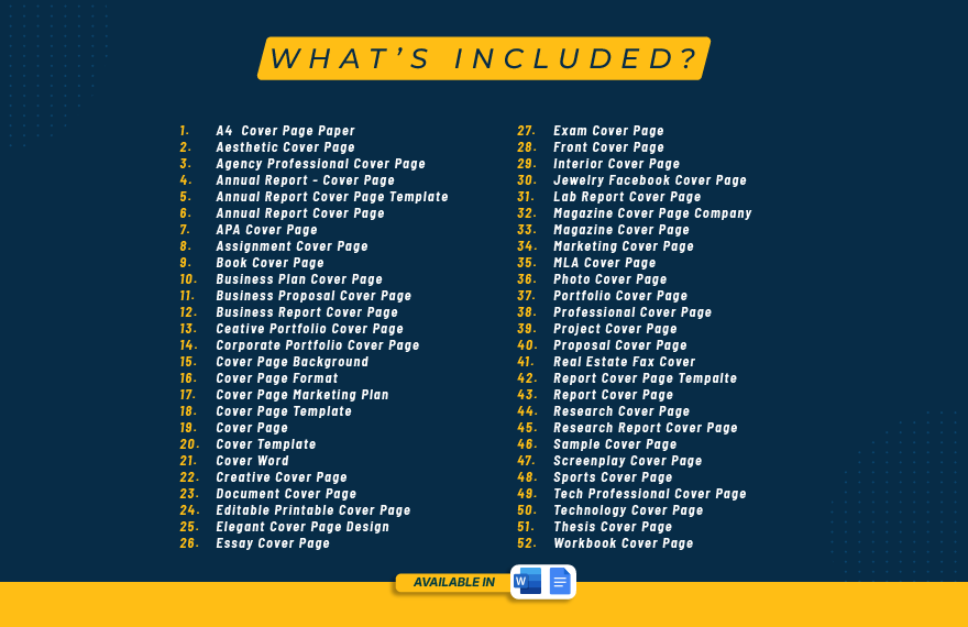 50+ Ultimate Cover Page Template Bundle