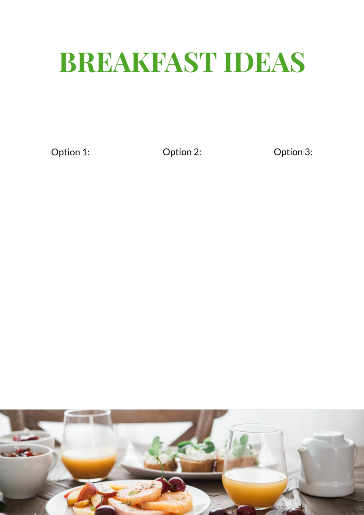 Free Meal Planner Workbook Template to Edit Online