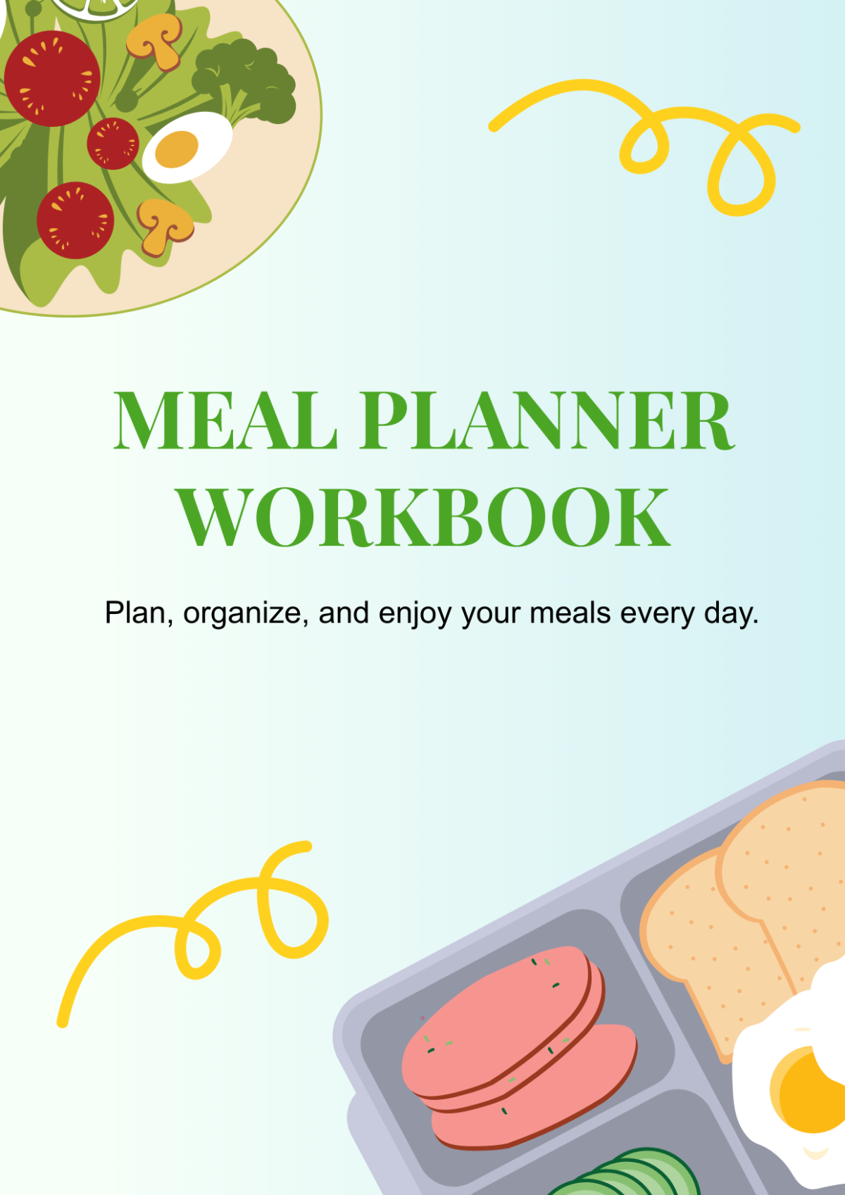 Free Meal Planner Workbook Template to Edit Online