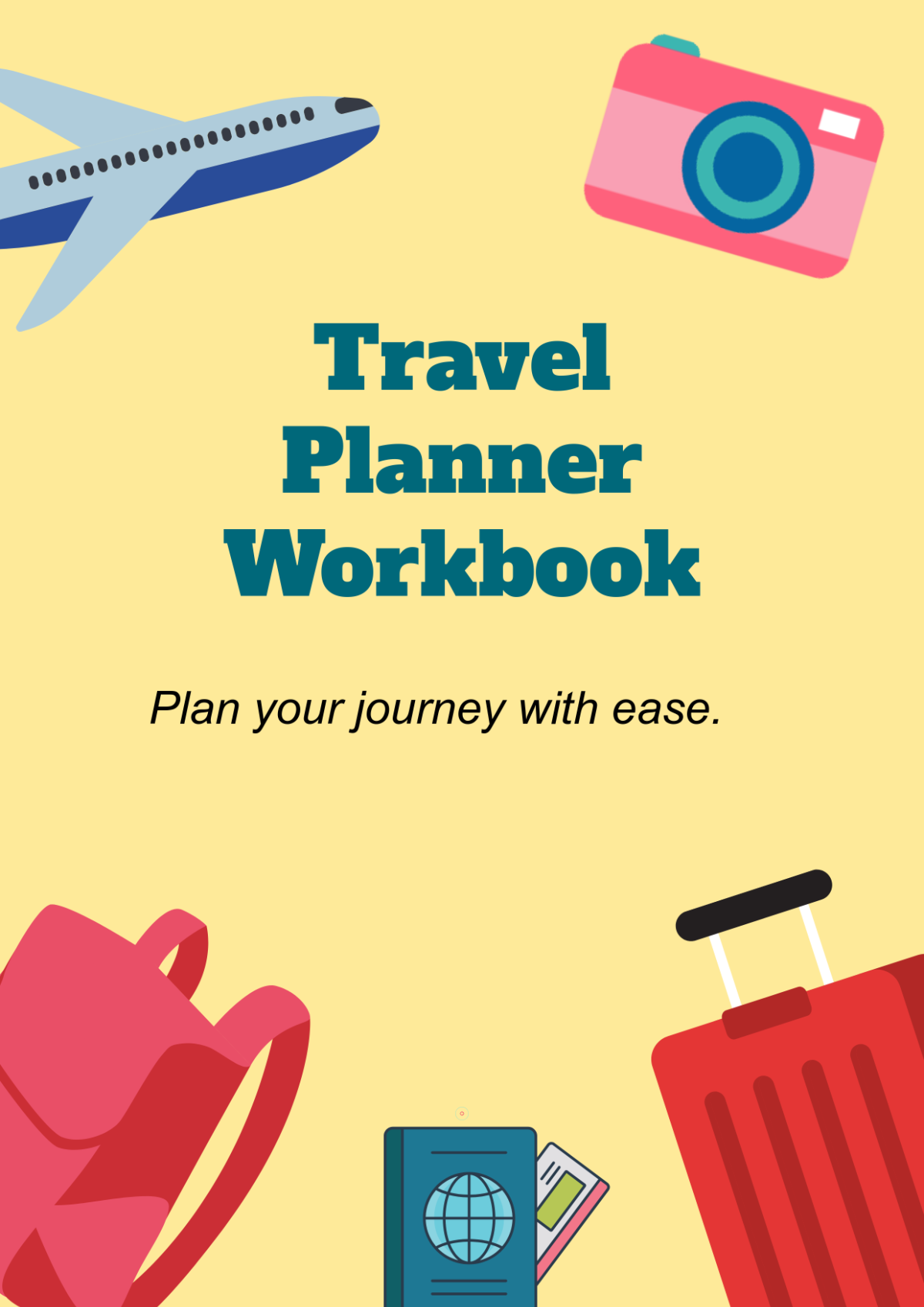 Free Travel Planner Workbook Template to Edit Online
