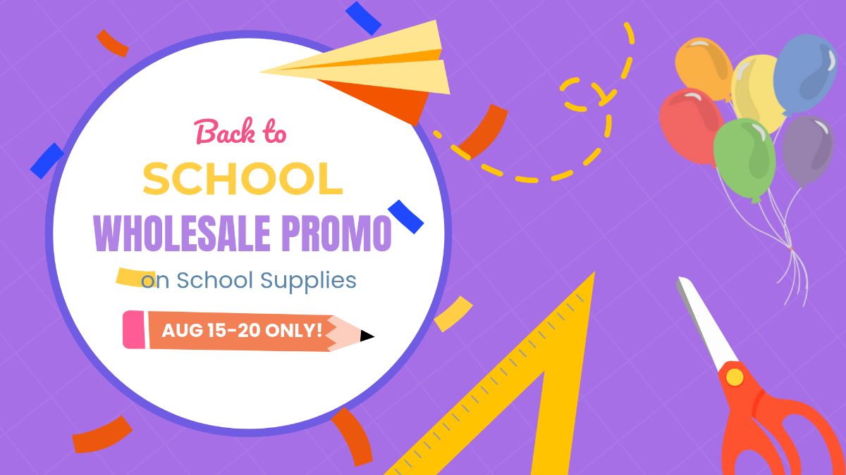 Free Back To School Wholesale Background Template to Edit Online
