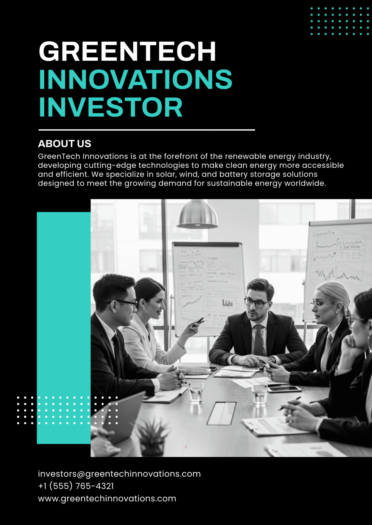 Free Investor Media Kit Template to Edit Online