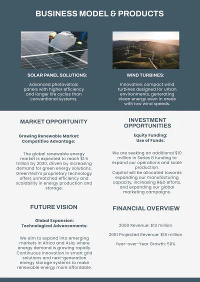 Free Investor Media Kit Template to Edit Online