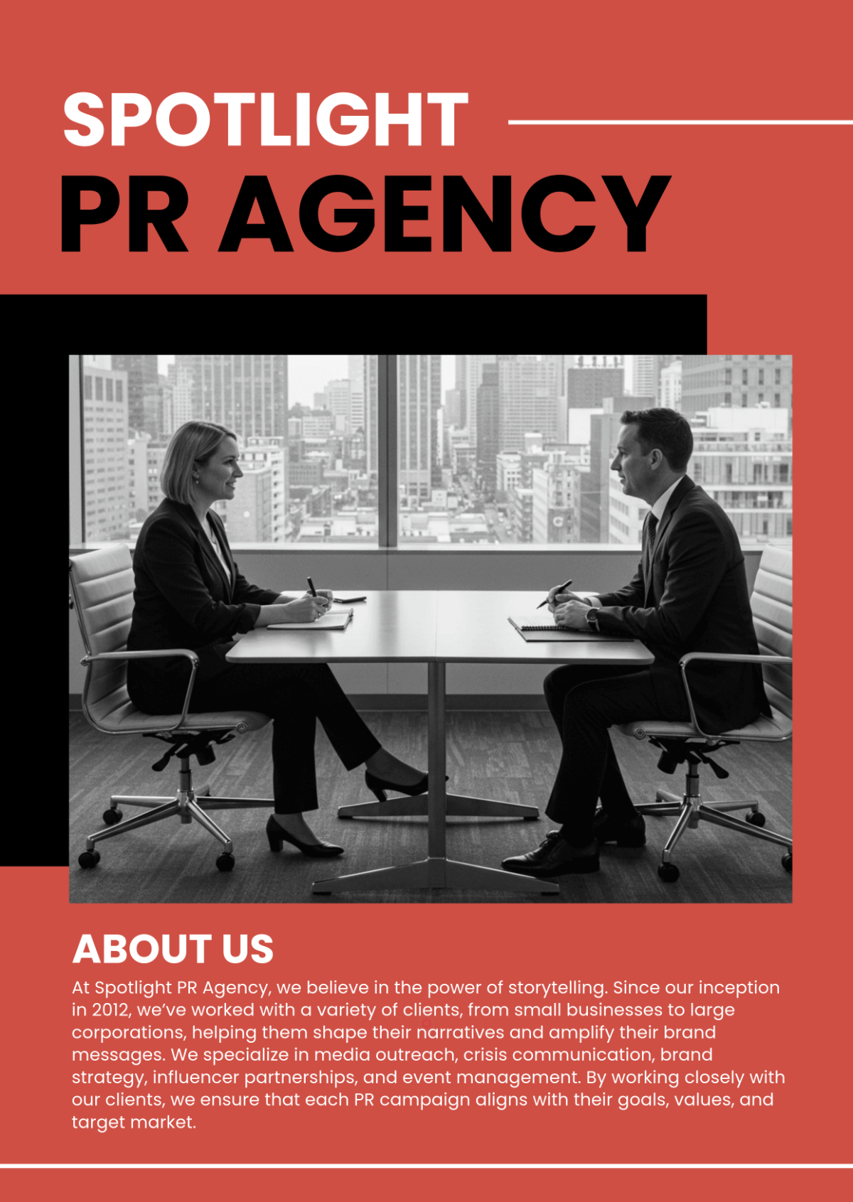 Free PR Media Kit Template to Edit Online
