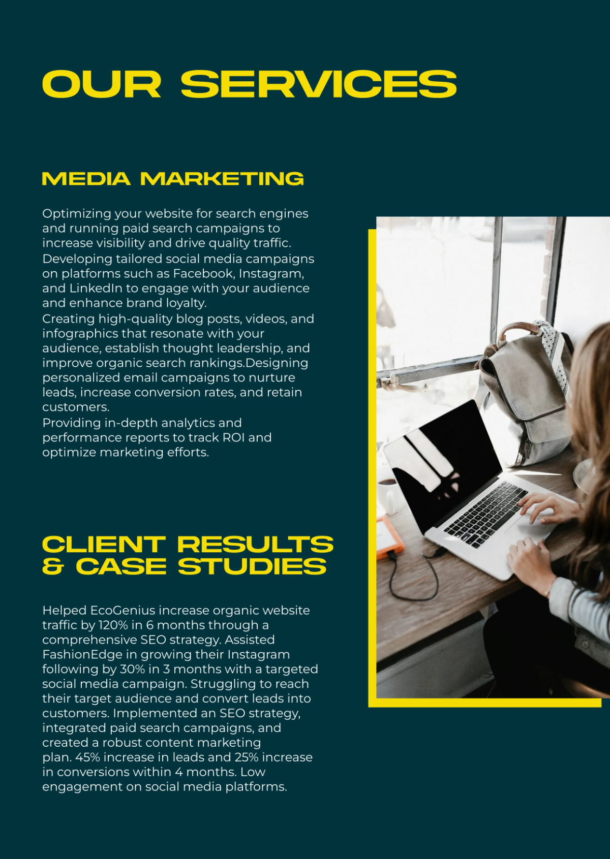 Free Marketing Media Kit Outline Template to Edit Online