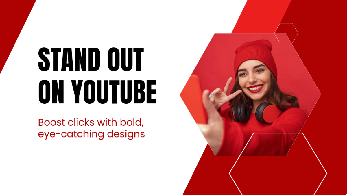 Free YouTube Thumbnail Template to Edit Online