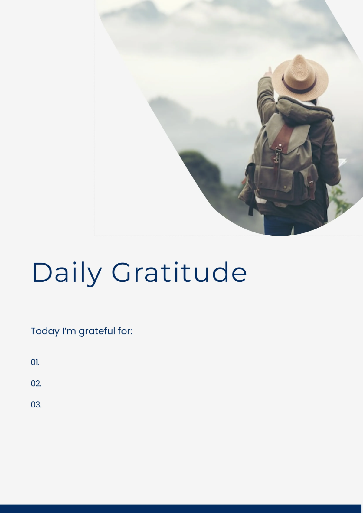 Free Gratitude Journal Workbook Template to Edit Online