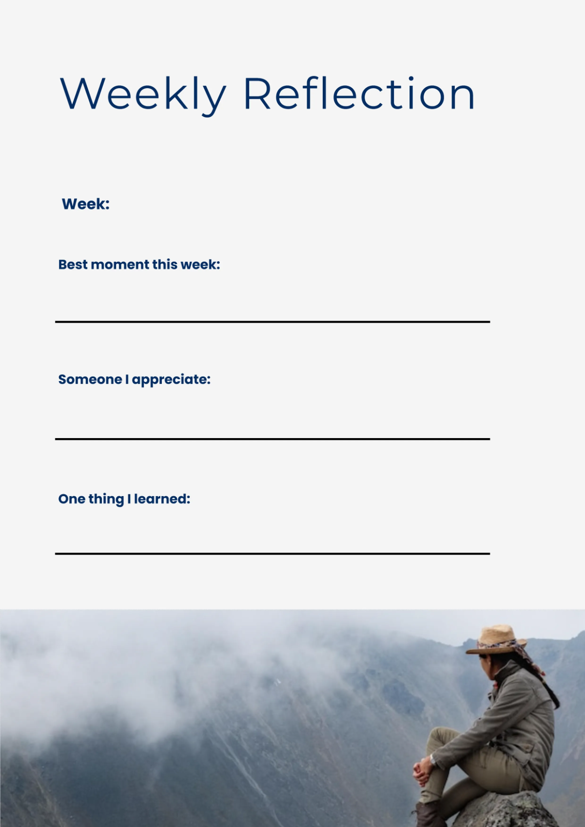 Free Gratitude Journal Workbook Template to Edit Online