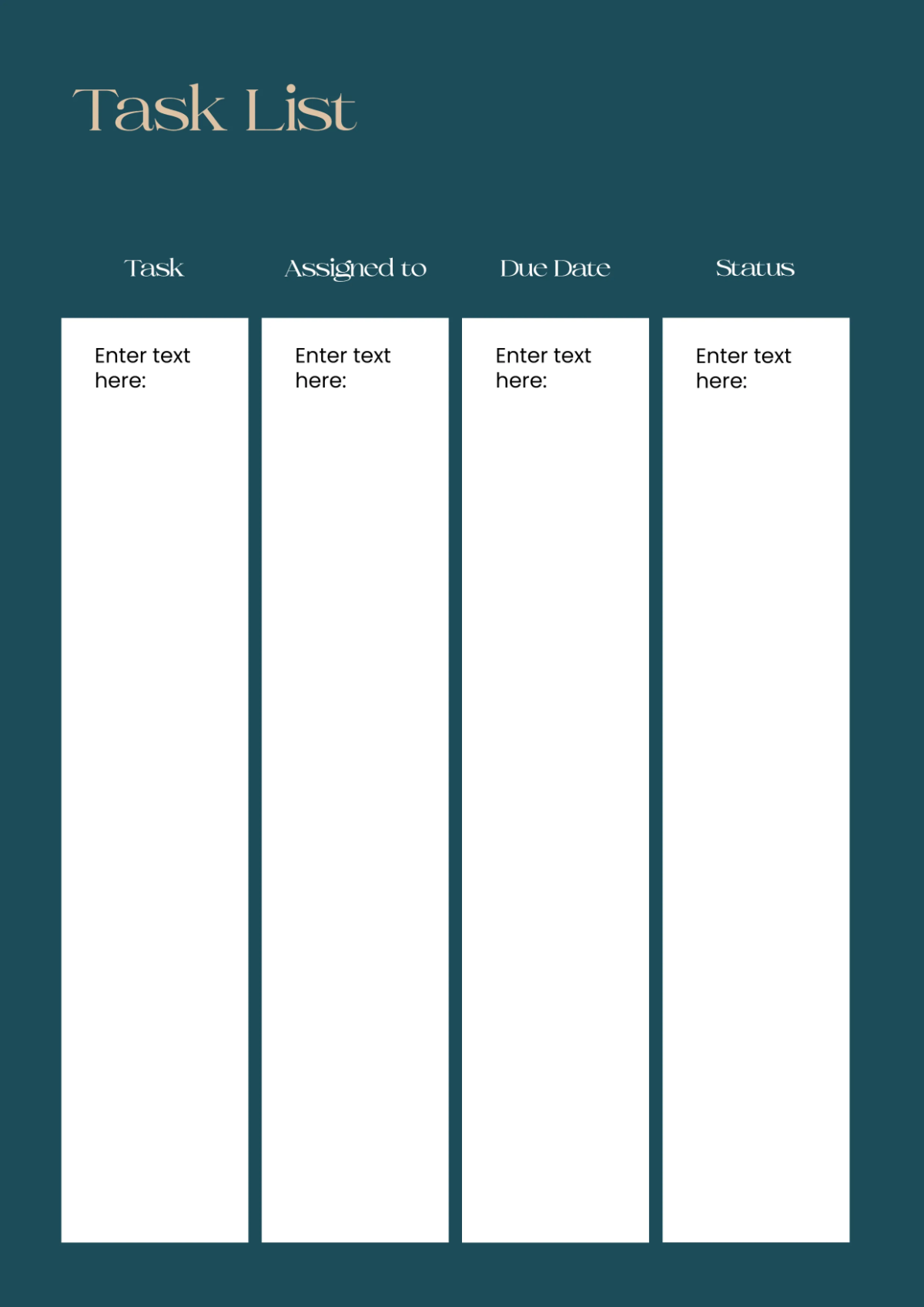 Free Project Planner Workbook Template to Edit Online