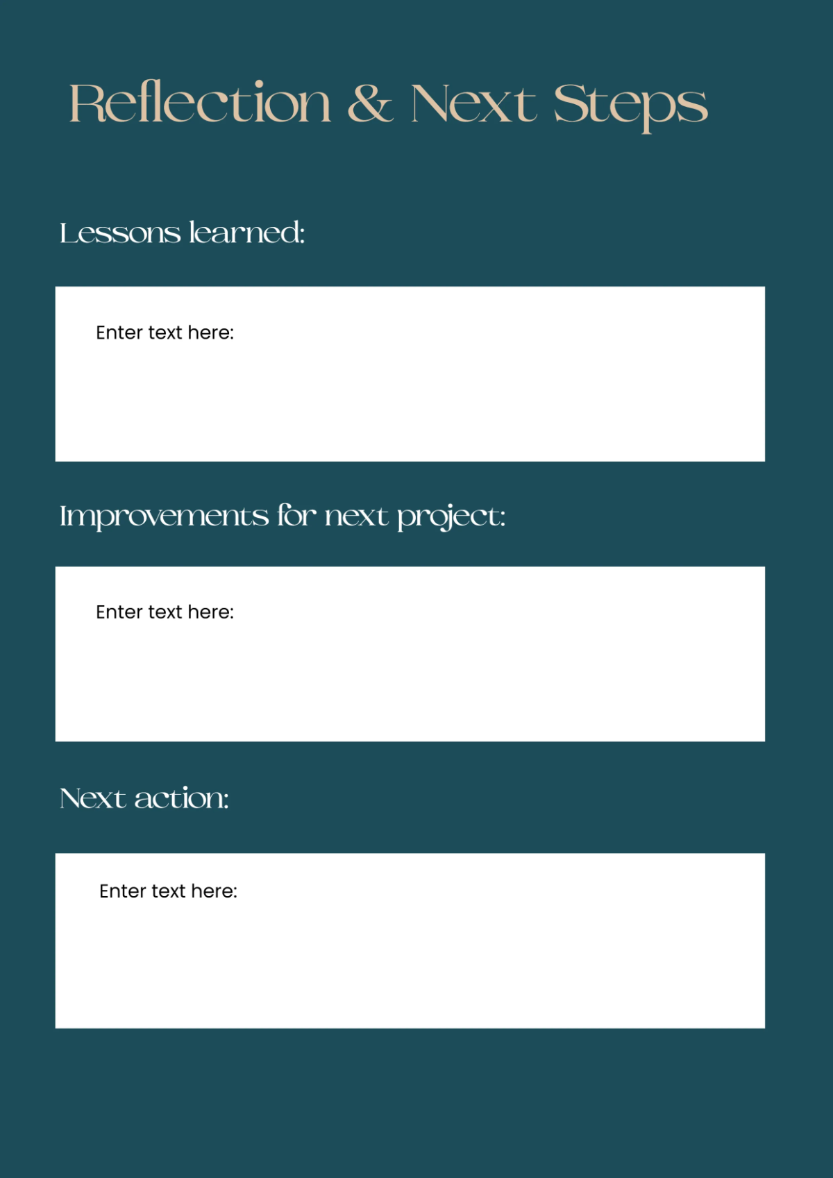 Free Project Planner Workbook Template to Edit Online