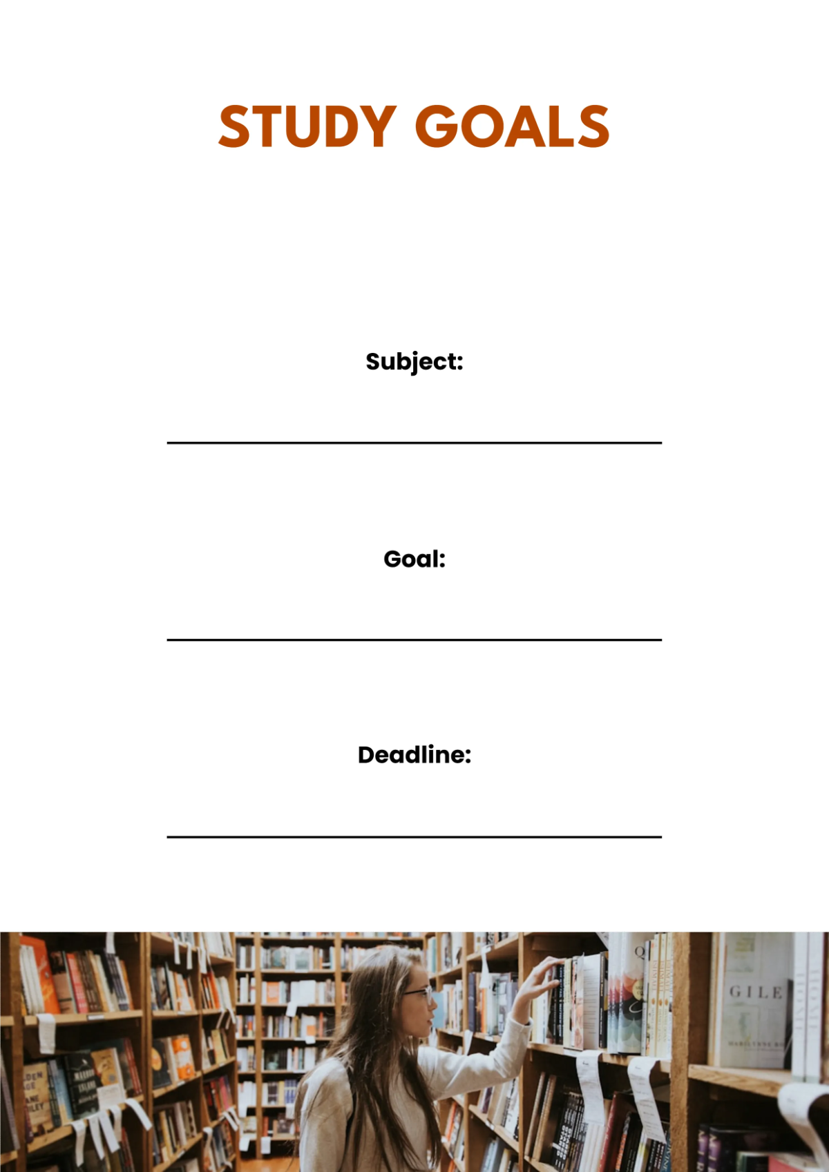 Free Study Planner Workbook Template to Edit Online