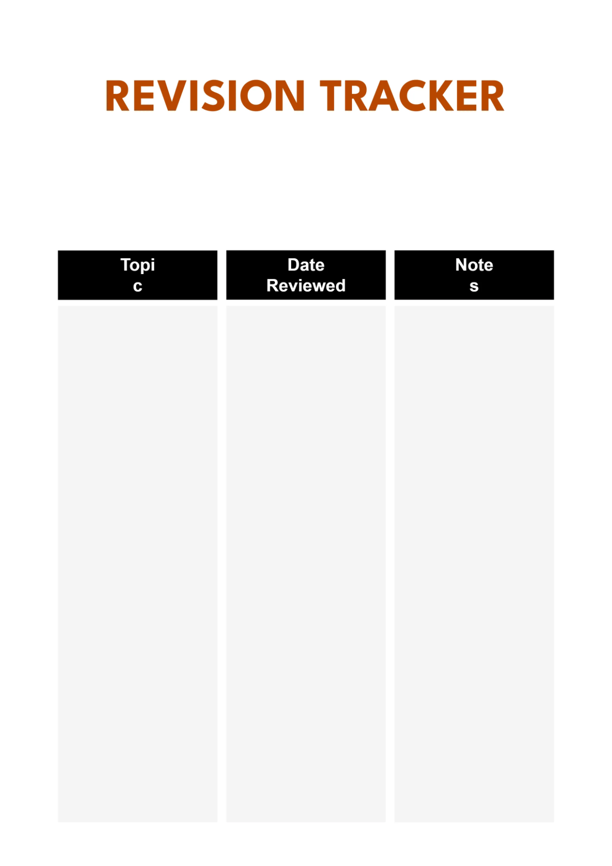 Free Study Planner Workbook Template to Edit Online