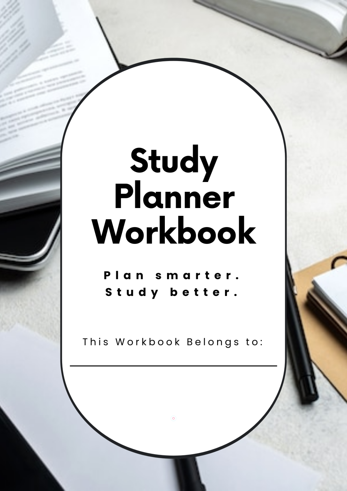 Free Study Planner Workbook Template to Edit Online