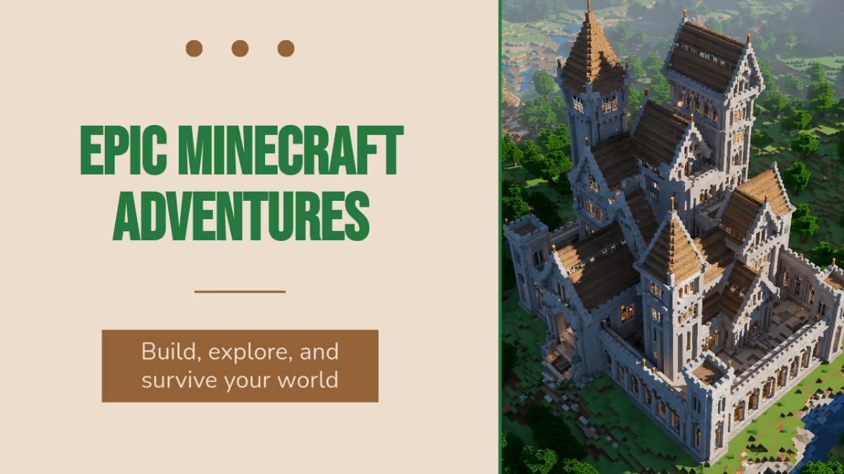 Free Minecraft YouTube Thumbnail Template to Edit Online