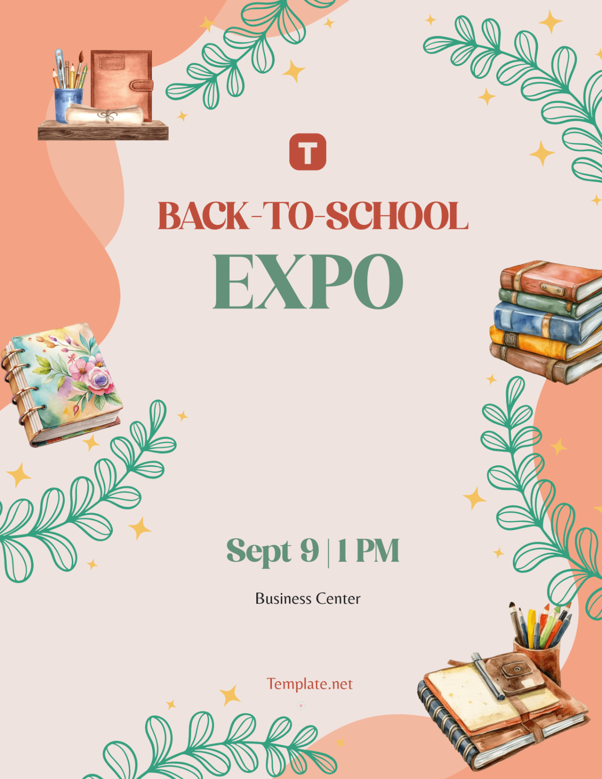 Free Aesthetic Back To School Flyer Template to Edit Online