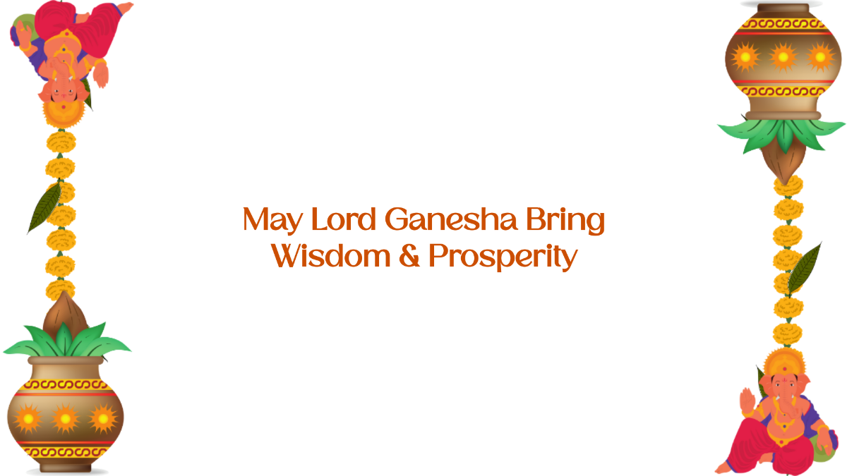 Free Professional Ganpati Ganesh Chaturthi Background Template to Edit Online