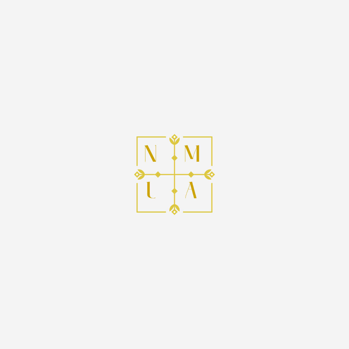 Free Golden Monogram to Edit Online