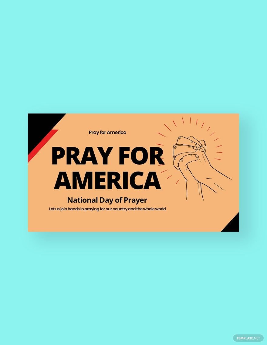 National Day of Prayer YouTube Video Thumbnail Template