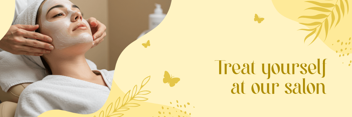 Free Salon X Header Template to Edit Online