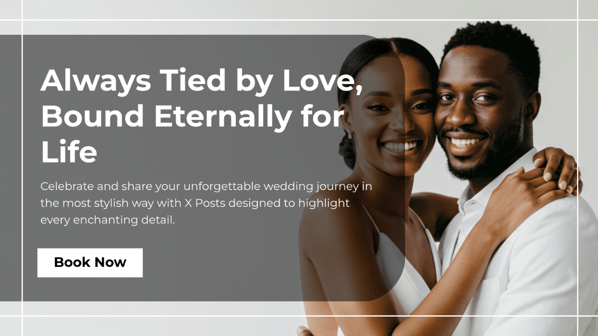 Free Wedding X Post Template to Edit Online